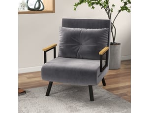 Fauteuil convertible  ULEVR Tissu gris
