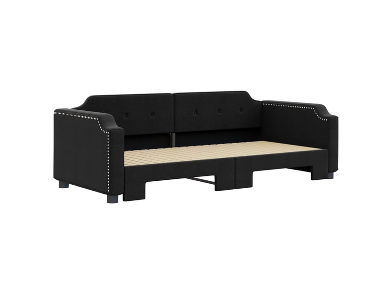  Lit simple- lit adulte -  lit de jour avec gigogne sans matelas 80x200 cm  - Conforama B