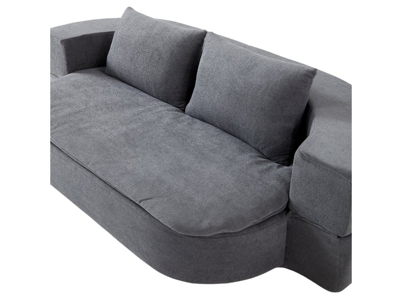  Canapé convertible, canapé-lit, 1 place, gris clair, 2 en 1, pliable, mobilier pour espace de vie, pour salon et séjour  - Conforama C