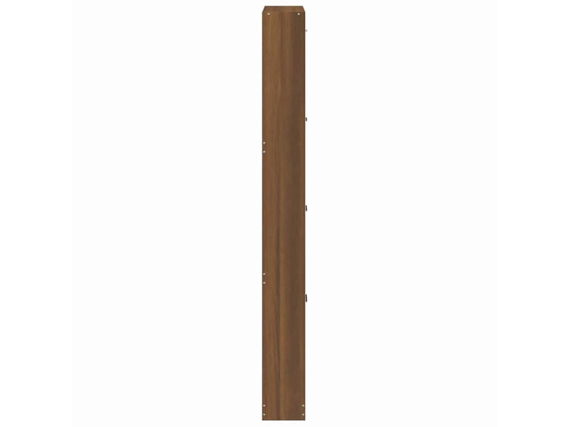  Meuble à chaussure | armoire à chaussures chêne marron 59x17x150cm bois d'ingénierie  - Conforama E