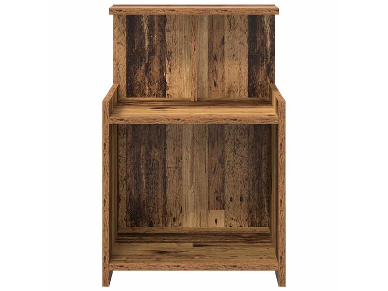  Table de chevet bois ancien 40 x 35 x 60 cm bois d'ingénierie  - Conforama D