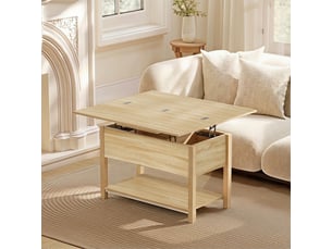 Table basse rectangulaire coloris naturel <strong></strong> <strong></strong> - 90 cmx100 cm