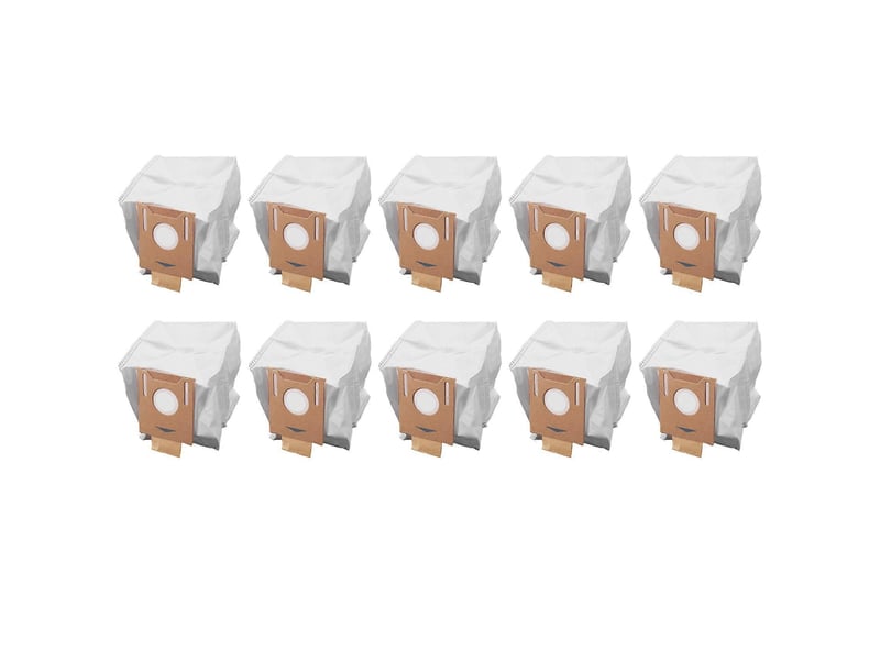 10 pack vacuum dust bags for deebot ozmo t8 t8 max t8 series t9 series n8 n8 pro robot vacuum part - Conforama E