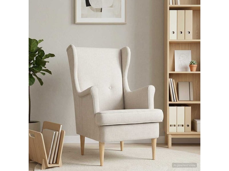 Vidaxl fauteuil crème ares - Conforama B