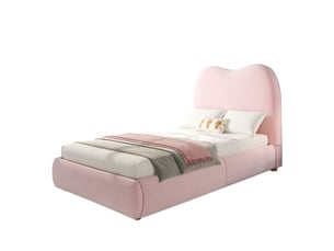 Lit coffre 90x200 cm <strong>HAUSS SPOLE</strong>  <strong></strong> coloris rose
