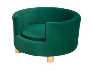 Canapé droit fixe <strong></strong> <strong></strong> 1 place Polyester vert