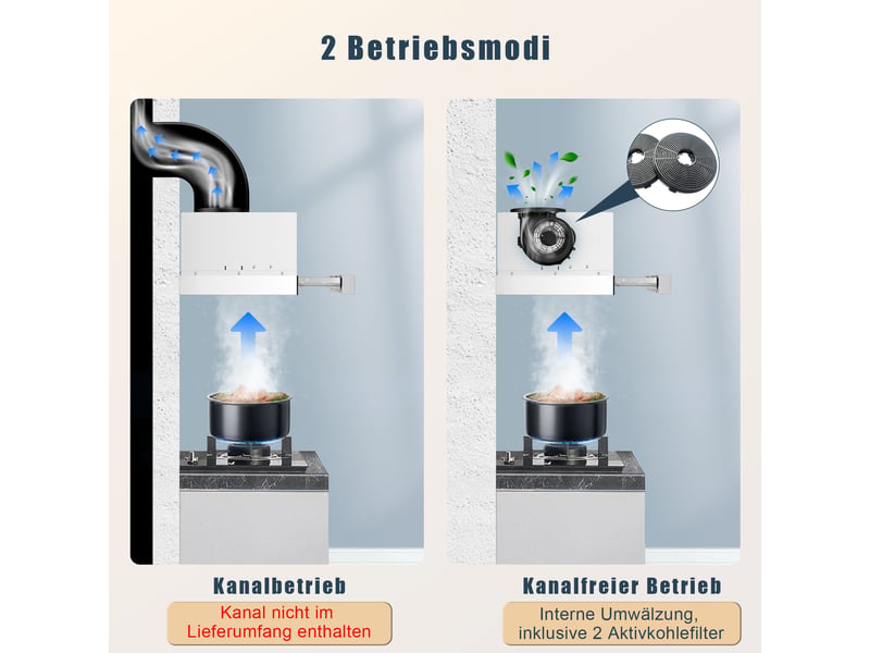  Hotte aspirante 60 cm télescopique sous meuble, évacuation extérieure ou recyclage, 400 m³h, filtres aluminium, éclairage led  - Conforama R