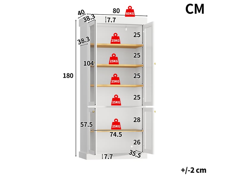 Buffet cuisine 6 portes et 3 tiroirs, 120 x 40 x 187 cm, éclairage led, vitrines supérieures et tablettes coulissantes, mdf, noir Morn Vibe - Conforama C