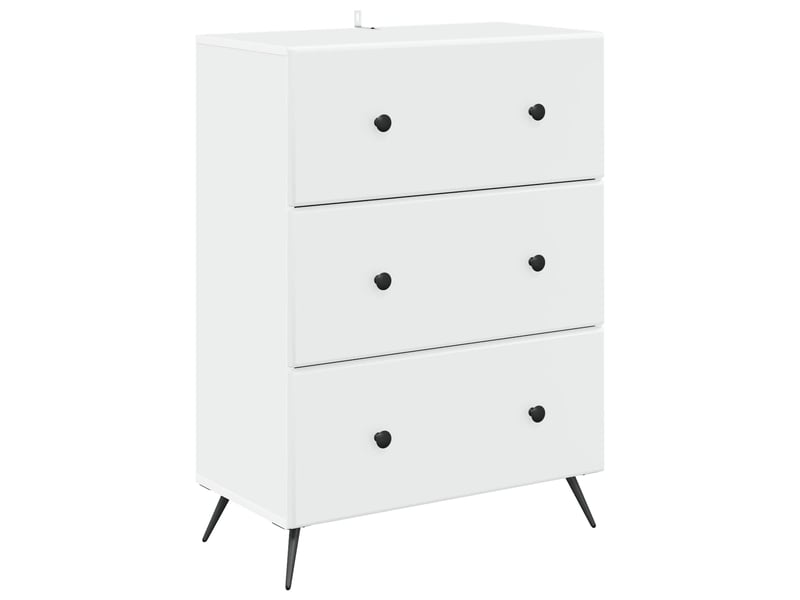  Armoire à tiroirs, rangement bureau blanc 66 x 34,5 x 90 cm bois d'ingénierie shl7583  - Conforama A