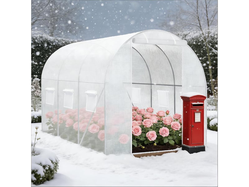  Serre de jardin moderne, serre extérieure pour plantes, serre de jardin  - Conforama E