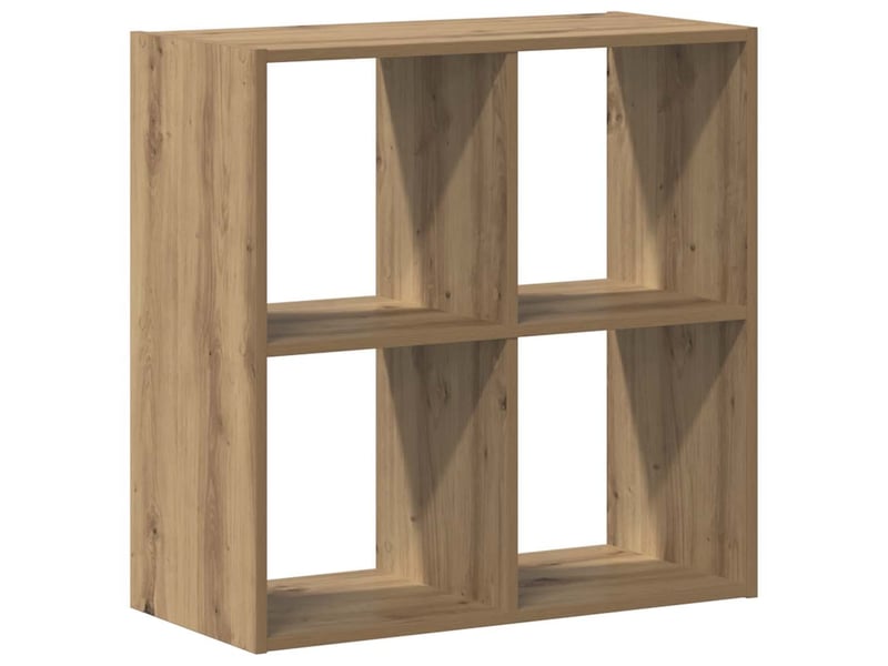  Bibliothèque, étagère de rangement chêne artisanal 68,5x32x68,5 cm bois d'ingénierie  - Conforama A