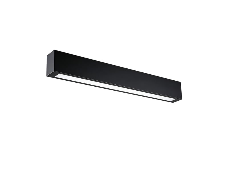 Applique murale light prestige ibros noire led cct 3000, 4000, 6000 (réglable) 1 pc.  - Conforama D