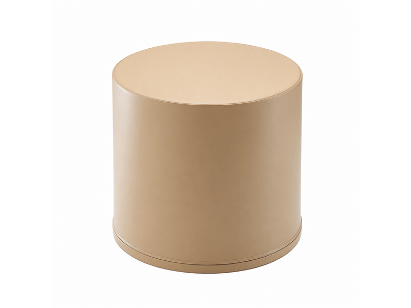  Pouf rond couleur beige - small FT_CYL_S_08A - Conforama A