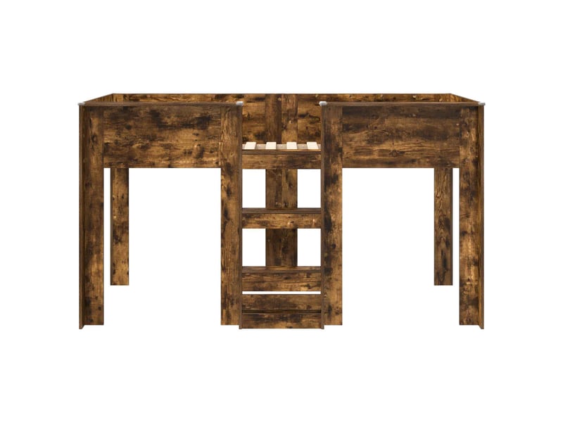  Lit superposé pour enfants - lit jeune chêne fumé 80 x 200 cm  - Conforama E