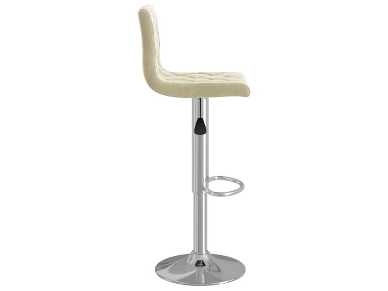 Lot de 2 tabouret de bar, chaise de bar crème velours shl3105  - Conforama E
