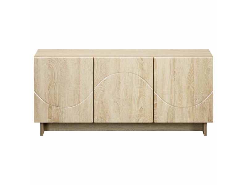  Meuble tv moderne, banc tv 90x34,5x40 cm chêne sonoma bois d'ingénierie shl33293  - Conforama D