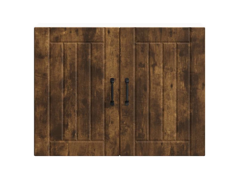  Meuble de rangement, armoire murale de cuisine lucca chêne fumé bois ingénierie shl595  - Conforama D