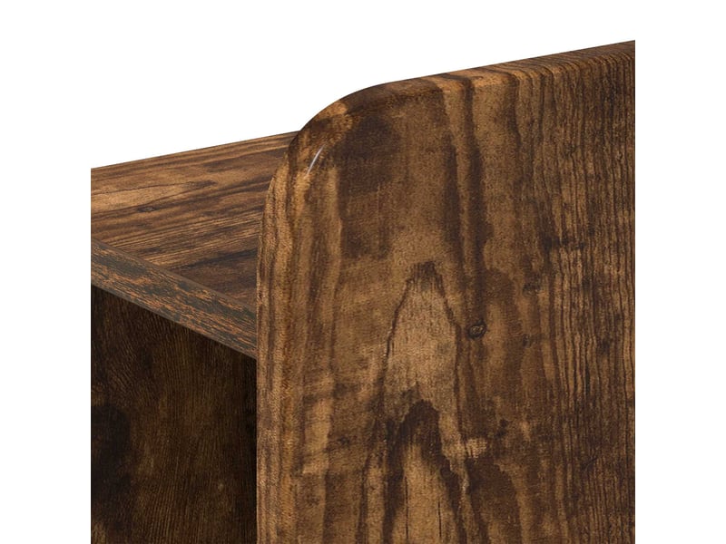  Lit simple- lit adulte -  cadre de lit avec rangement chêne fumé 80 x 200 cm  - Conforama D