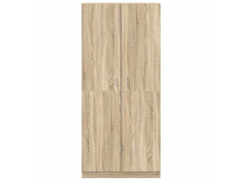  Garde-robe chambre, armoire de rangement chêne sonoma 90x52x200 cm bois d’ingénierie  - Conforama E