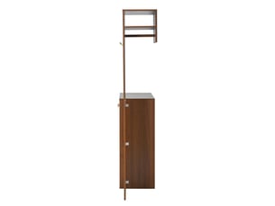 Vestiaire compact moderne rangement armoire à chaussures crochets vêtements tringle entrée fixation murale