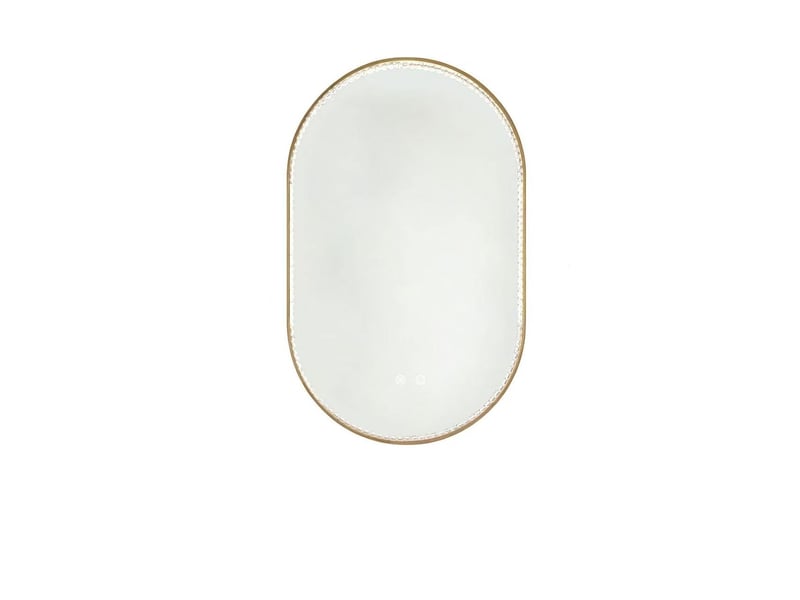Meuble vasque suspendu blanc 81 cm avec miroir led ovale antibuée, 1 tiroir, design rainuré moderne - Conforama D