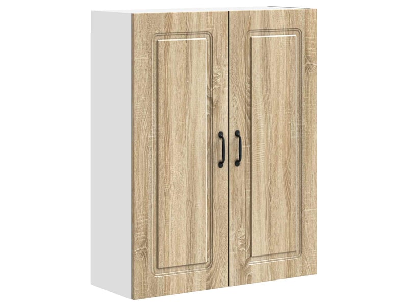  Meuble mural de cuisine | armoire de cuisine chêne sonoma 80x31x100cm shl6111  - Conforama A