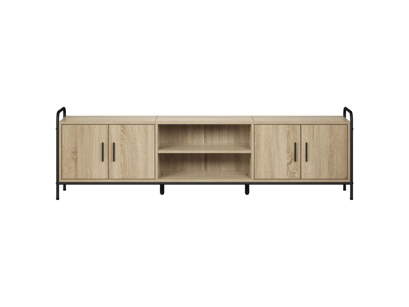  Meuble tv, banc tv 167,5x33x50 cm chêne sonoma bois d'ingénierie  - Conforama D