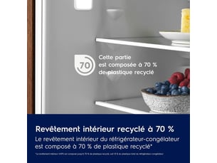 Congelateur armoire Ventilé (No frost) ELECTROLUX ELE7333394159942 - 212 litre(s) largeur 546 cm x hauteur 1772 cm