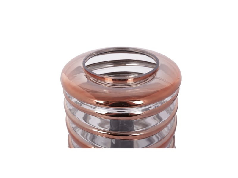  Lampe à poser en verre aladin i 21cm cuivre  - Conforama B
