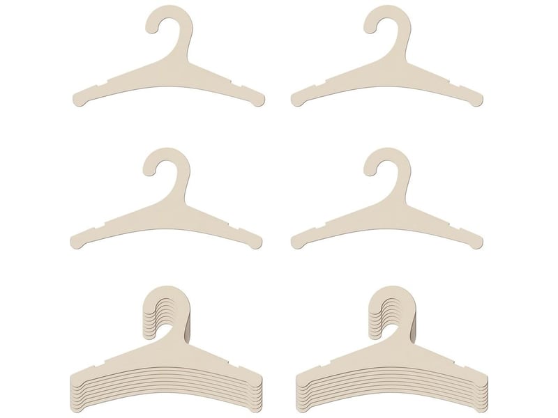  Cintres en bois pour bébé - 9 pouces - lot de 20 - pour vêtements nouveau-né et tout-petits - idéal pour armoire de chambre d'enfant  - Conforama A