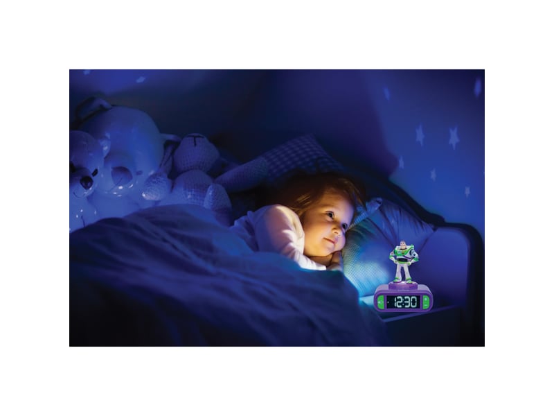  Réveil avec veilleuse buzz en 3d  - Conforama E