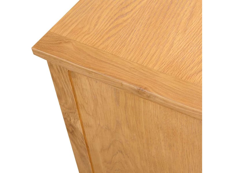  Meuble tv - banc tv - meuble de rangement 110x35x44 cm bois de chêne massif  - Conforama E