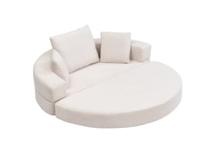 Deplimousse convertible 2 places HAUSS SPOLE beige clair