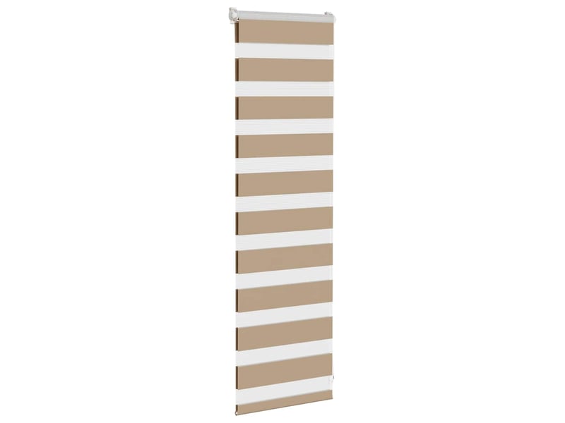  Store zèbre, store de fenêtre marron sable largeur du tissu 40,9 cm polyester cf48805  - Conforama C