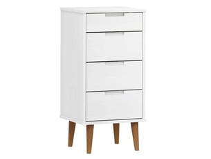 Commode 1 tiroir(s) <strong></strong> <strong></strong> coloris blanc largeur 40 cm
