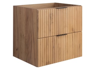 Meuble suspendu sous lavabo flow chêne 60 cm