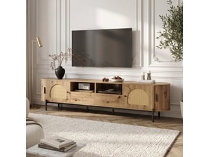 Meuble tv coloris bois clair 40 cm URBAN MEUBLE  