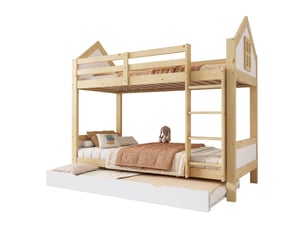 Lit superposé 90x200 cm OMNIGLINT TRADING LTD coloris bicolore