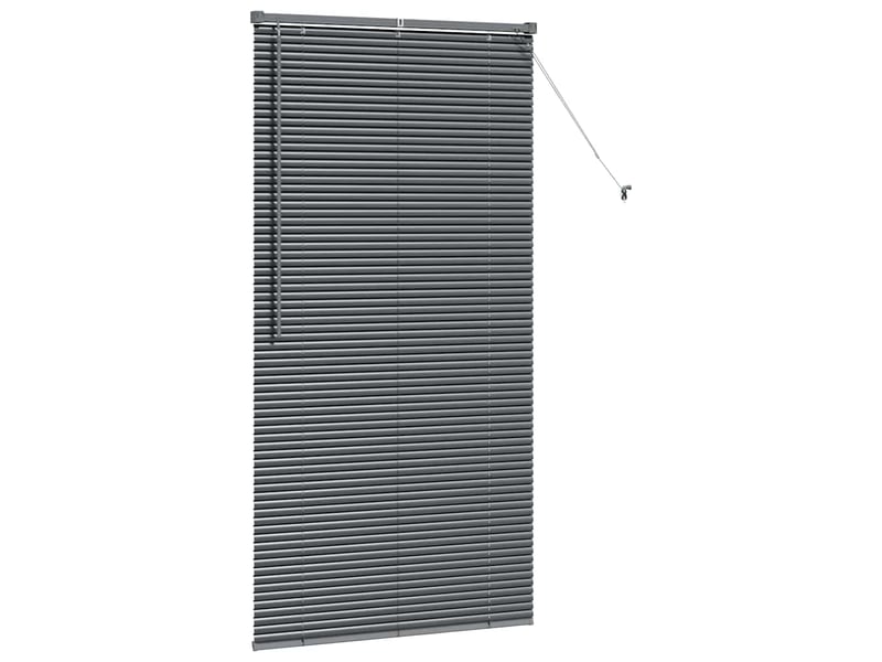  Store vénitien, store de fenêtre gris foncé 175 x 95 cm 25 mm aluminium cf47910  - Conforama E