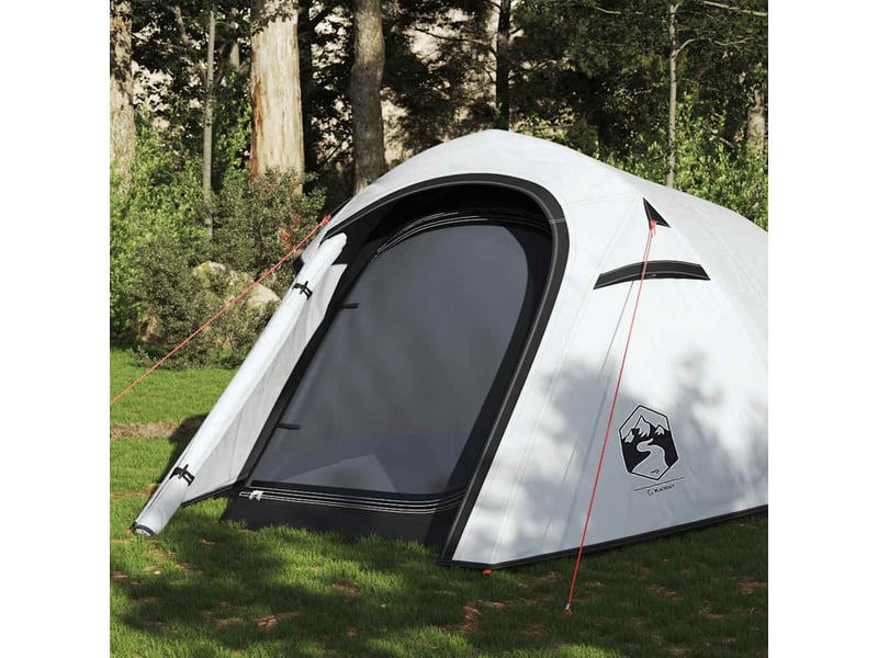 Tente de camping, tente tunnel 3 personnes tissu occultant imperméable shl12812  - Conforama B