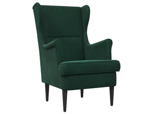 Fauteuil fixe VIDAXL  Velours vert