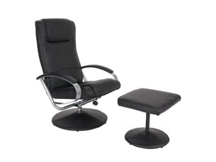 Fauteuil relax manuel   Simili noir