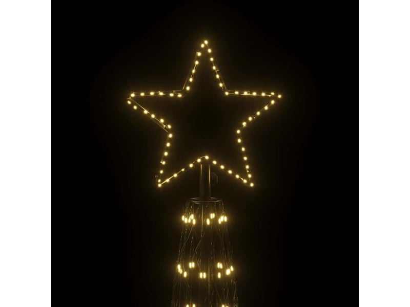  Arbre de noël, sapin de noël cône 3000 led blanc chaud 230x800 cm  - Conforama E