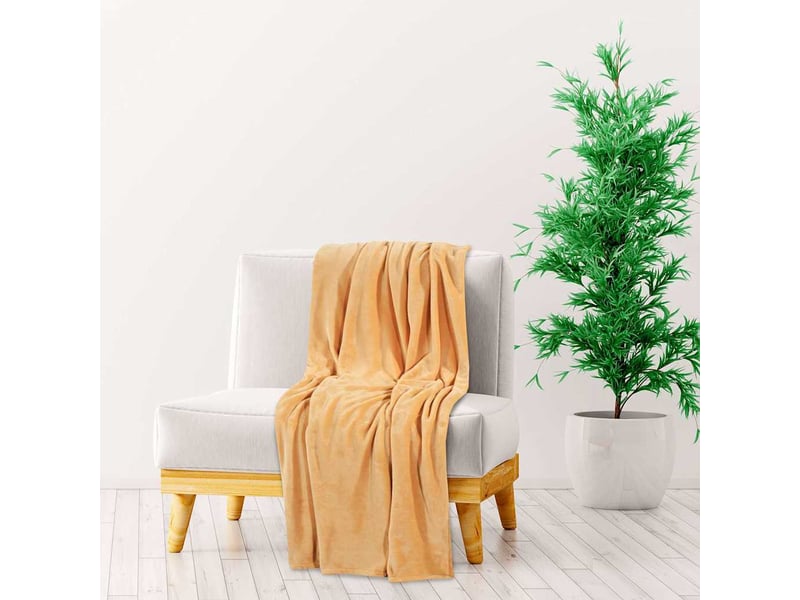 Couverture décorative, couverture brume du désert 130x170 cm polyester  - Conforama B