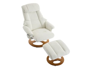 Fauteuil relax électrique RAELUNYI Cuir / Tissu noir