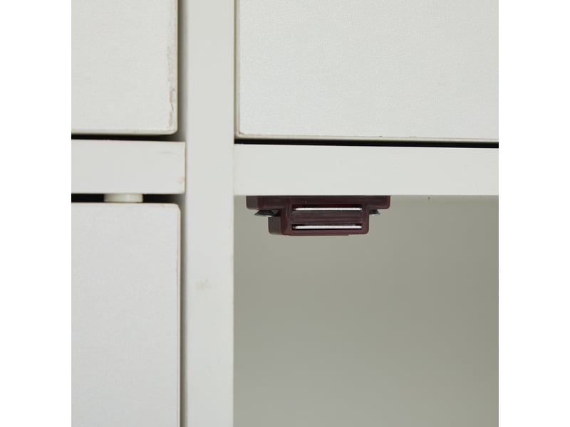  Buffet étroit 160x37x75 cm, meuble de rangement salon avec 3 tiroirs profonds et 4 portes pour petits espaces  - Conforama R