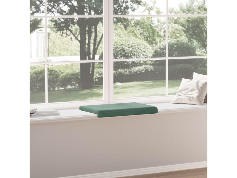  Coussin de banc, coussin d'assise, coussin de canapé velours vert mer profondeur 35 cm cf53946  - Conforama D