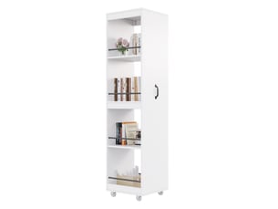 Bibliotheque coloris  blanc 4 étagère(s) EVRYAE   - 30 cm x 160.5 cm