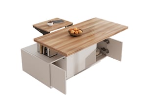 Table basse coloris blanc <strong></strong> <strong></strong>