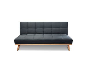 Banquette lit clic clac couchage Occasionnel <strong>DESIGNETSAMAISON</strong> <strong>Hellin01</strong> gris
